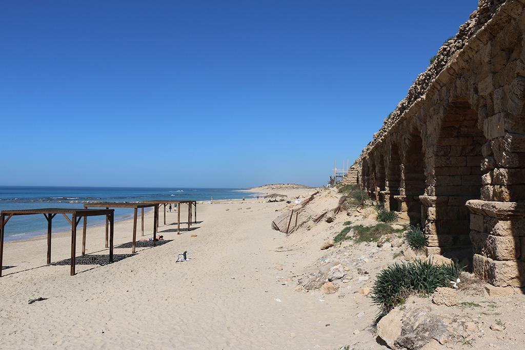 Beach Front House Caesarea Exterior photo